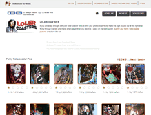 Tablet Screenshot of lolercoasters.com